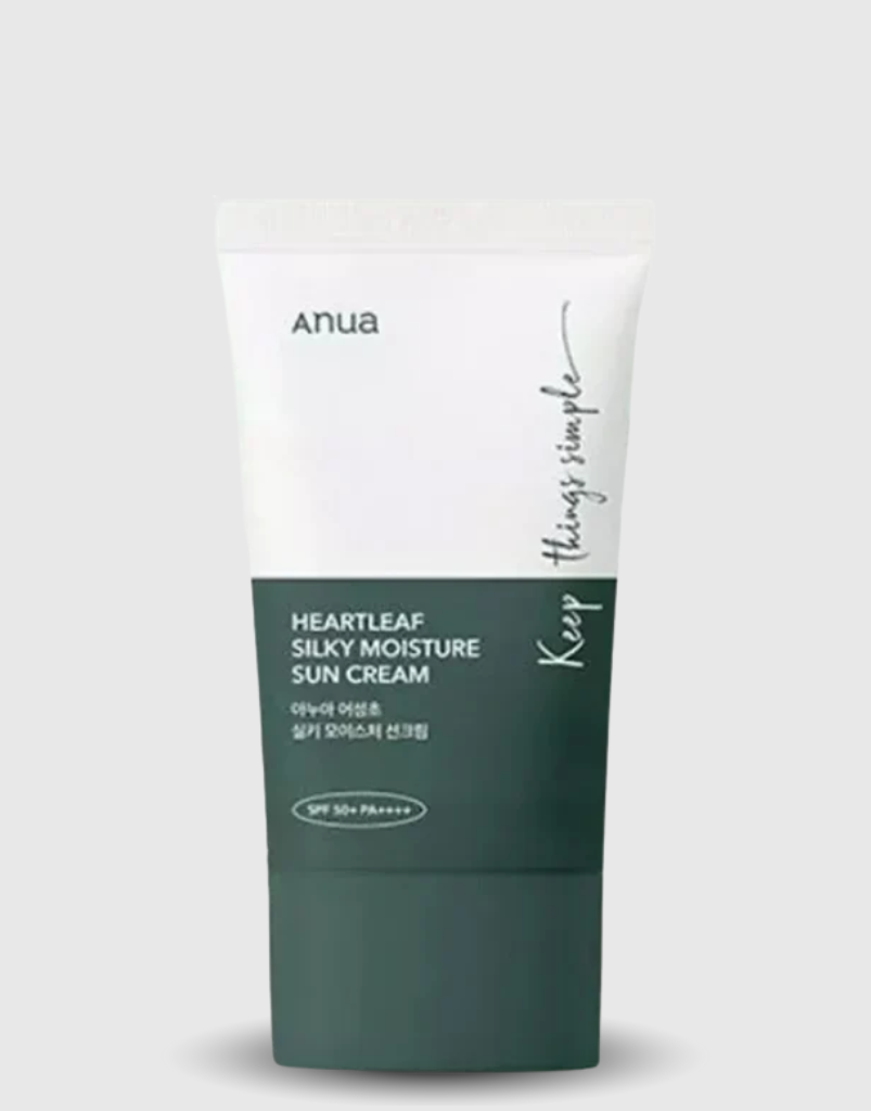 Anua Heartleaf Silky Moisture Sun Cream 50ml
